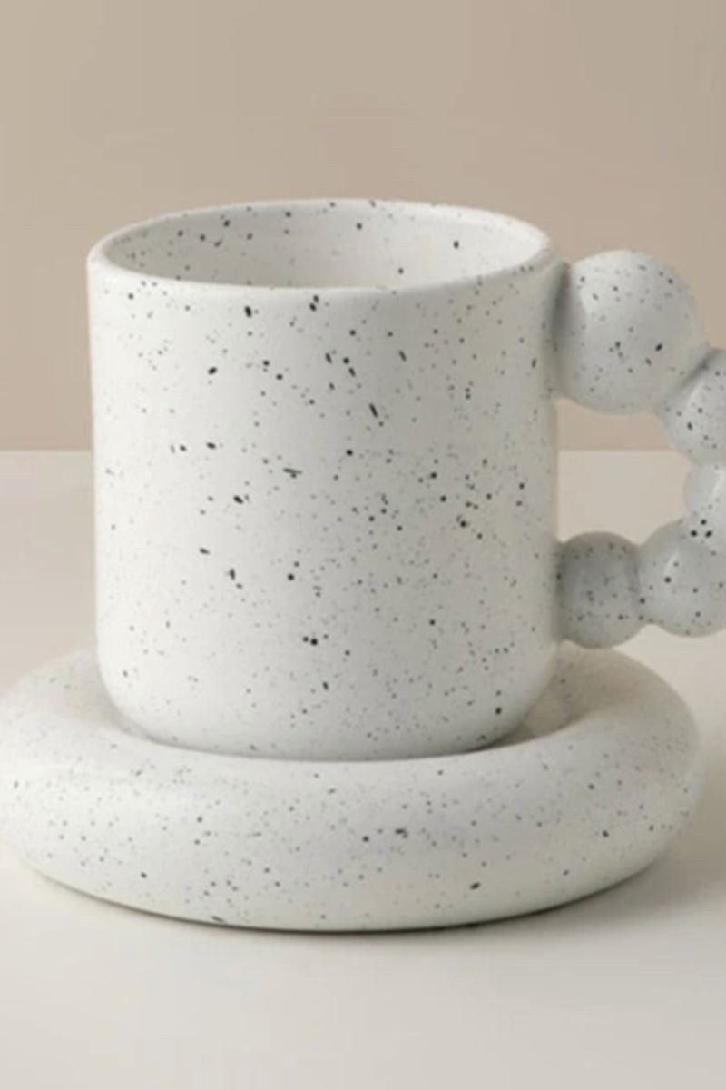 Retro Ceramic Mug Set Home Decor Filtrum Home White Set 