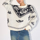 Roses Vintage Knit Sweater Clothing Bailey Rose 