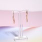 Scorpio Crystal Zodiac Charm Dangle Earrings Earrings Mure + Grand Gold 