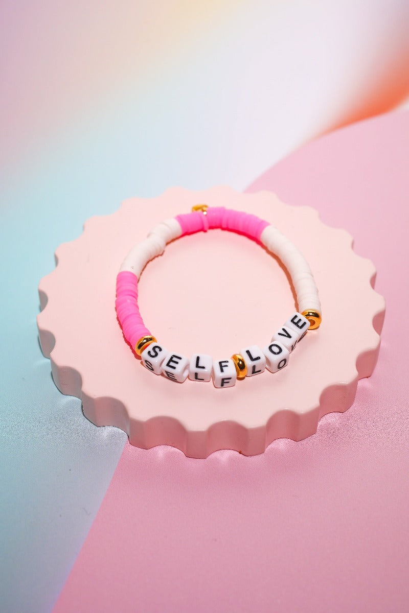 Self Love Inspirational Beaded Bracelet Bracelet Mure + Grand 
