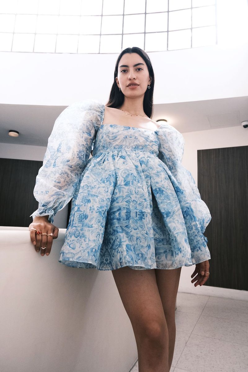 Selkie The Puff Dress in Porcelain Clothing Selkie 