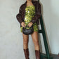 Sequin Mini Dress Clothing Bailey Rose Pistachio XS 