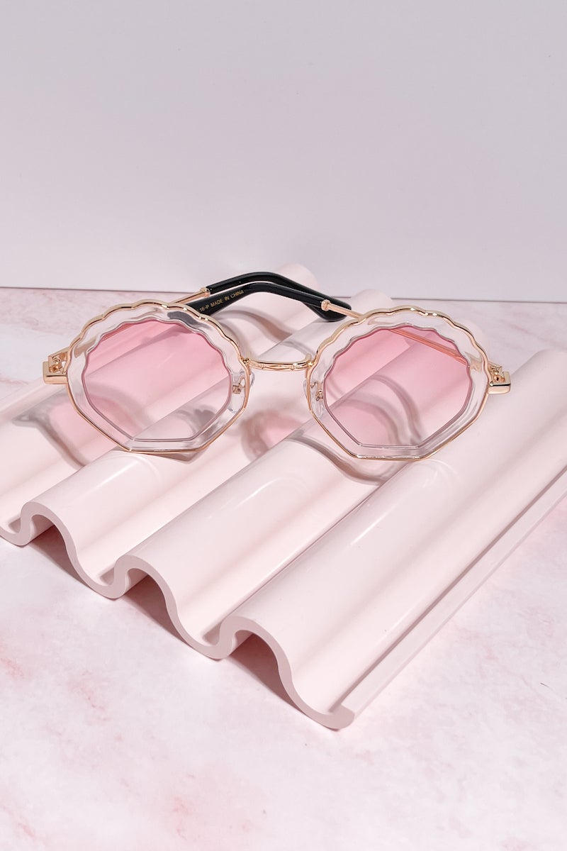 Shell Sunglasses Sunglasses Mulberry & Grand Pink 