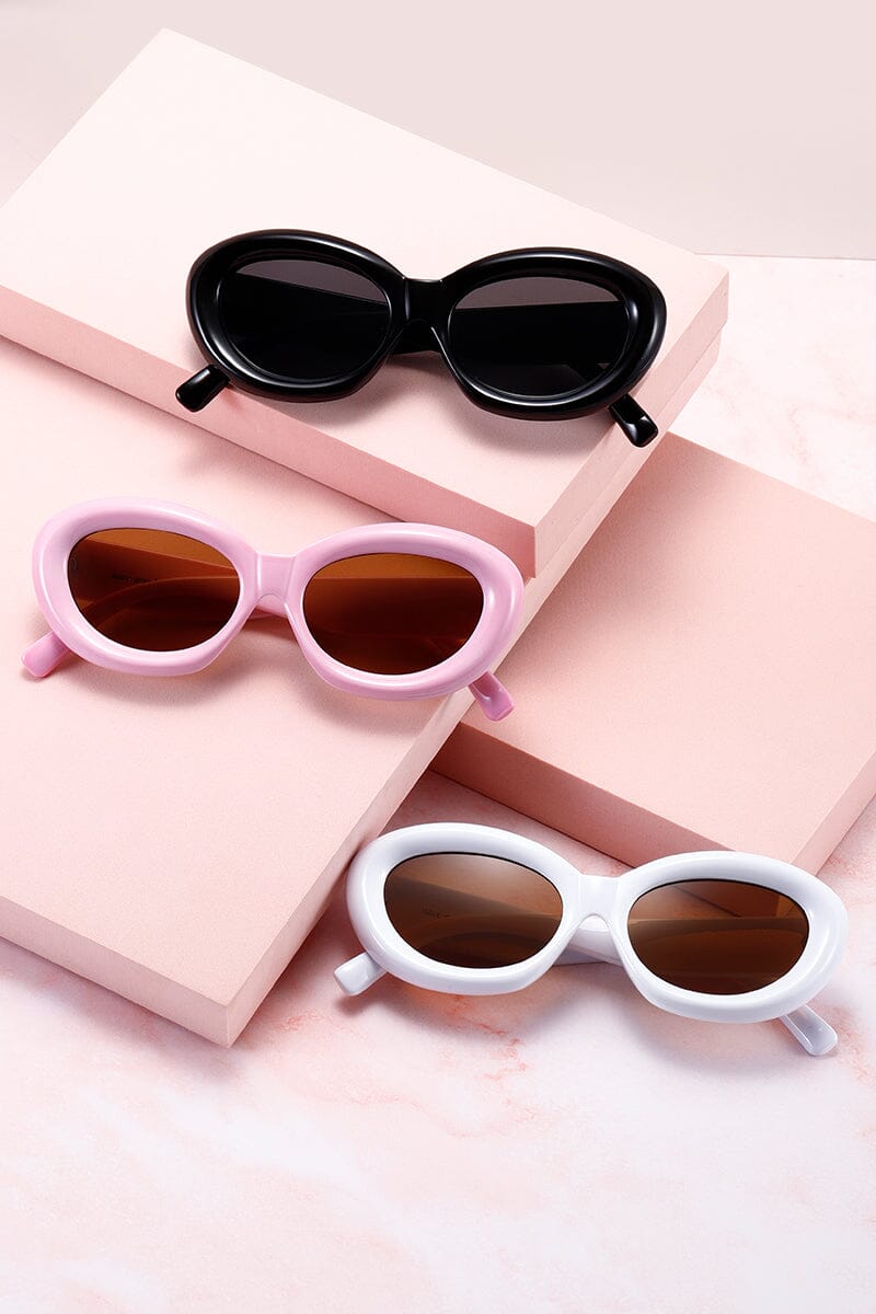 Soft Serve Puff Frame Sunglasses Sunglasses mure + grand 