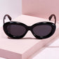 Soft Serve Puff Frame Sunglasses Sunglasses mure + grand Black/Black 