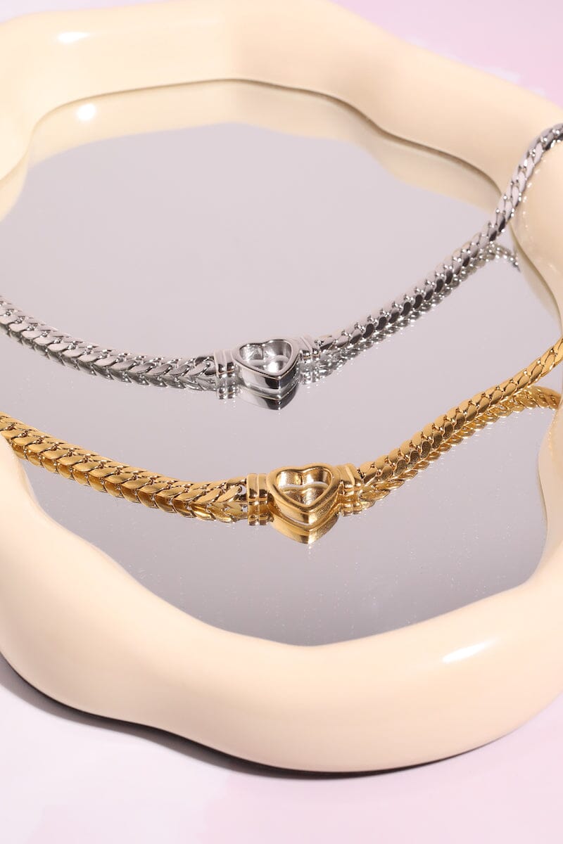 Sorell Heart Choker Necklace Necklaces mure + grand 