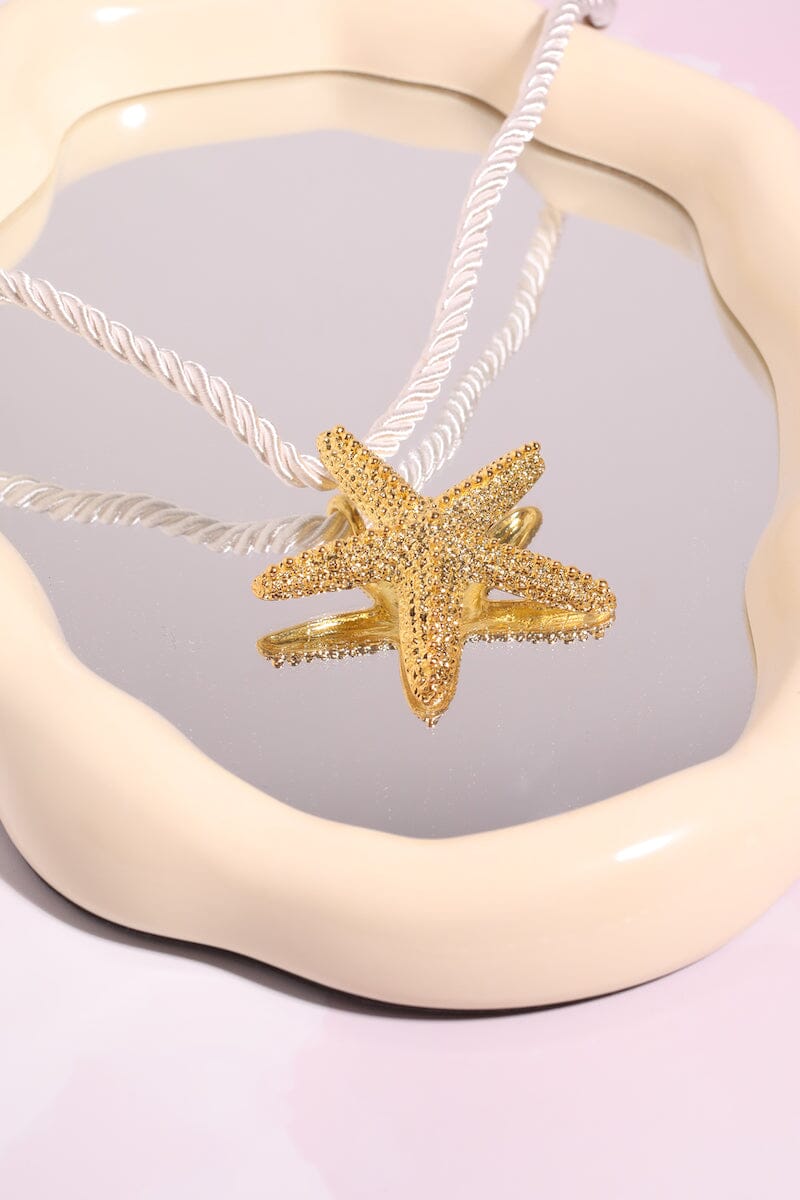 Starfish Statement Necklace Necklaces mure + grand 