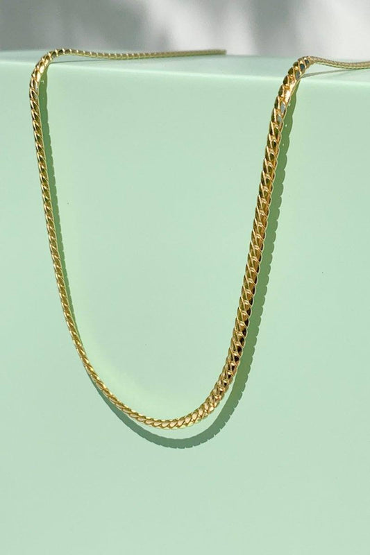 Sterling Silver Python Chain Link Necklace Necklace Mulberry & Grand 