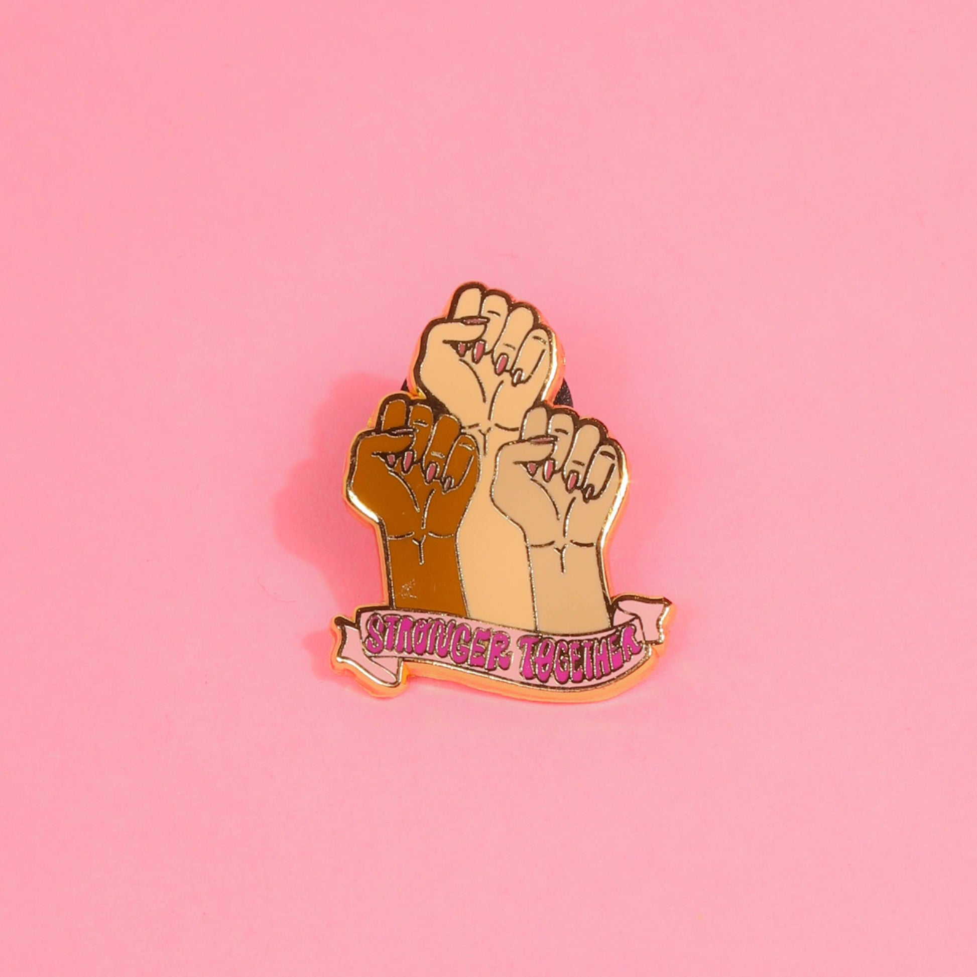 Stronger Together Enamel Pin Enamel Pin Patches & Pins 