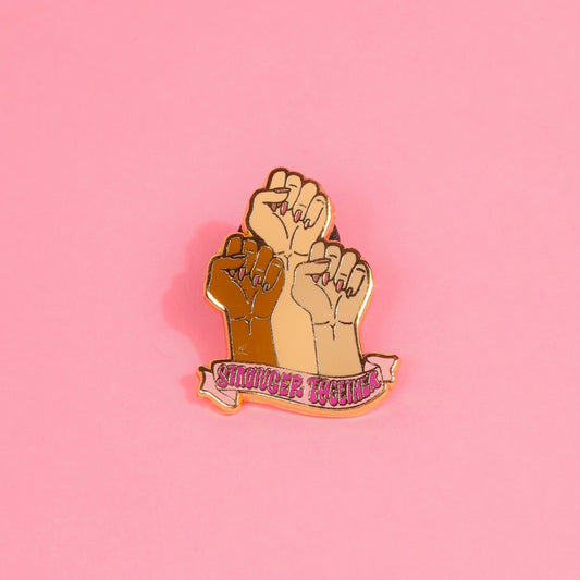 Stronger Together Enamel Pin Enamel Pin Patches & Pins 