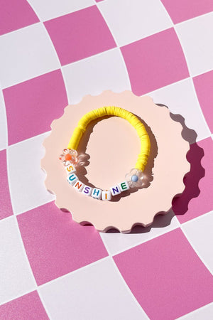 Sunshine Inspirational Beaded Bracelet