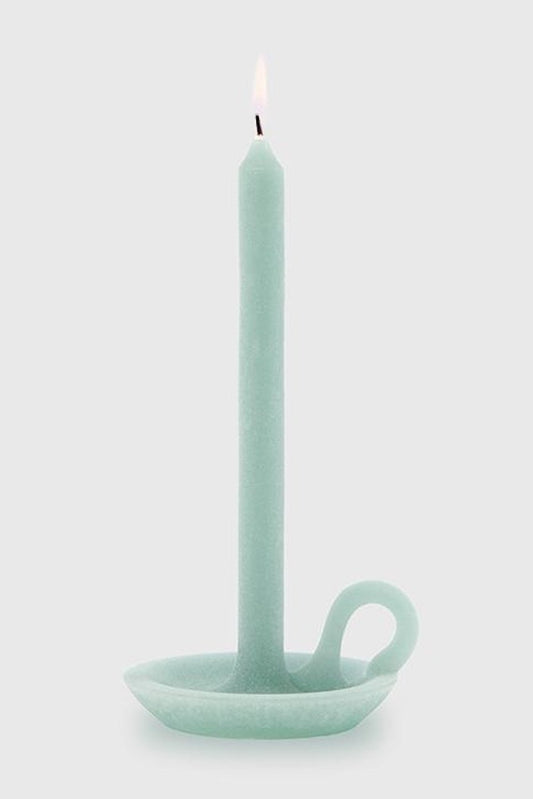 Tallow Candlestick Candle Candles Ontwerp Duo Green Velvet 