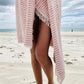 The Beach Towel in Pink Stripe Home Decor Business & Pleasure Co. 