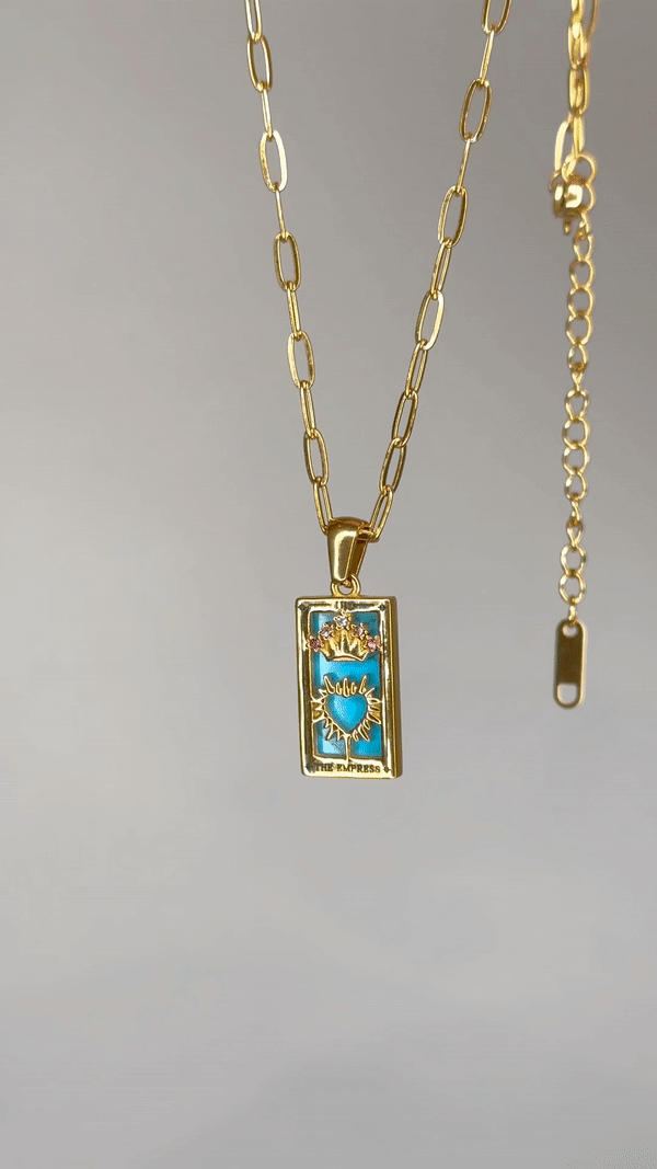 The Empress Tarot Card Pendant Necklace Necklaces Mure + Grand 