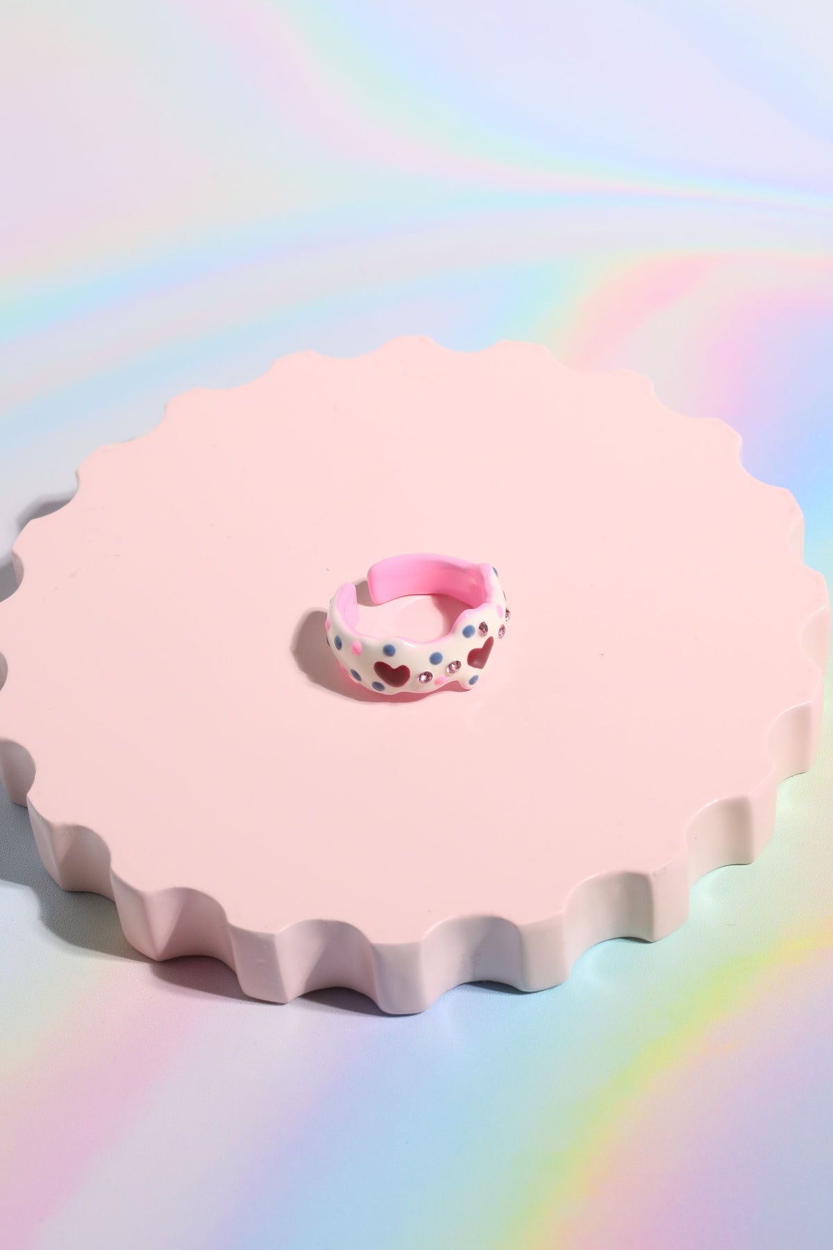The Love Letter Painted Stacking RingMure + Grand