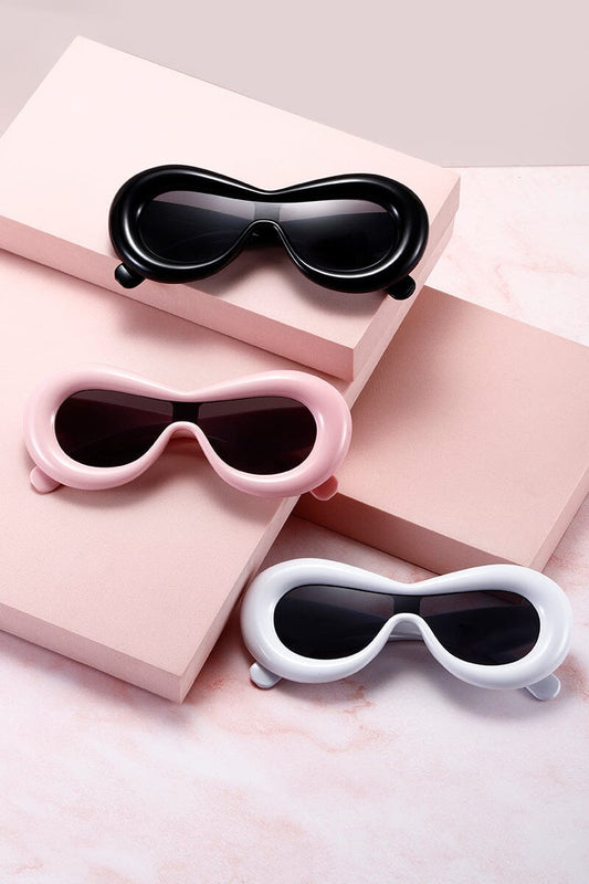 Two Scoops Puff Frame Sunglasses Sunglasses mure + grand 
