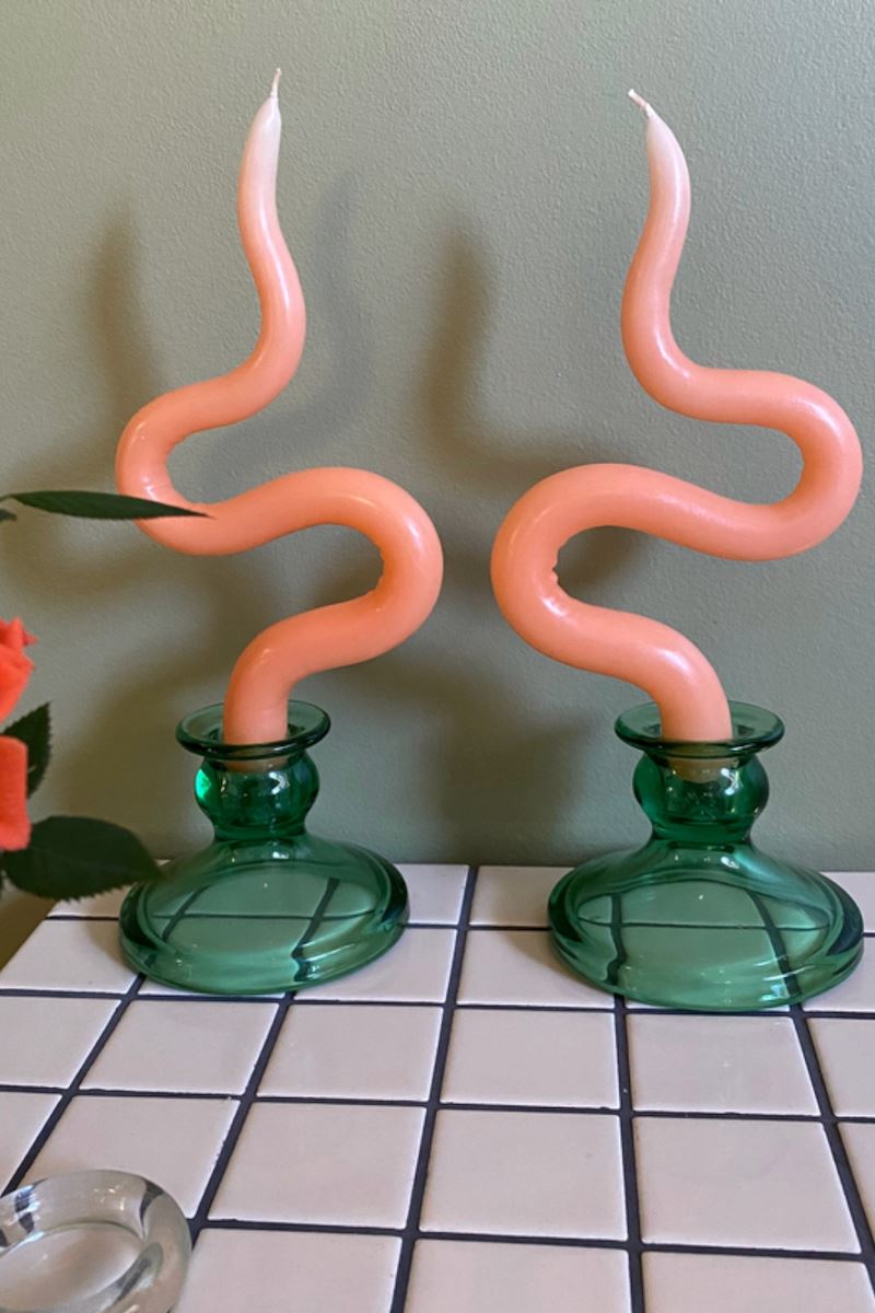 Viisiionss Power Wiggler Candle Home Decor Viisiionss Peachy 