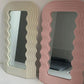 Wavy Ceramic Mirror Home Decor Filtrum Home 