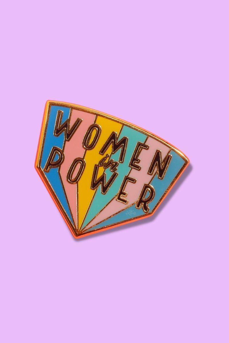 Women in Power Enamel Pin Enamel Pin Patches & Pins 